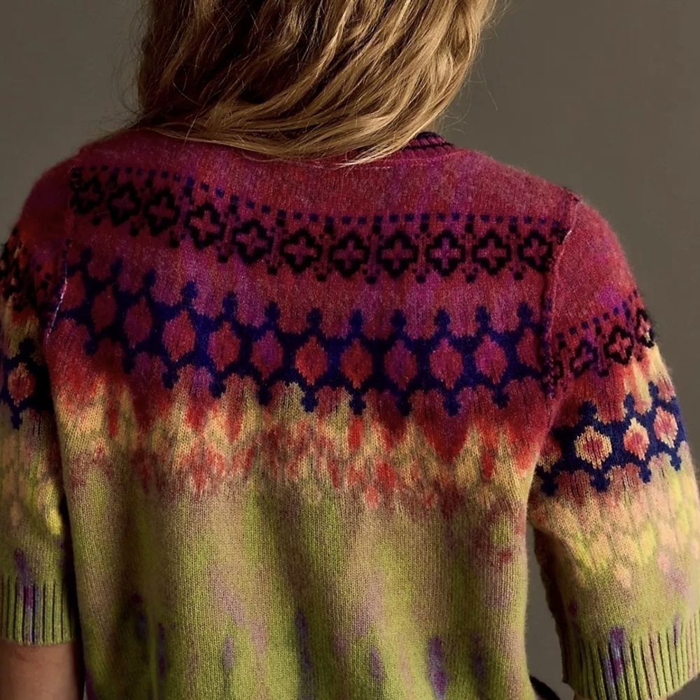 FP Movement by Free People Multicolor Crewneck Sweater in Pink, Green, Purple - Picture 8 of 10